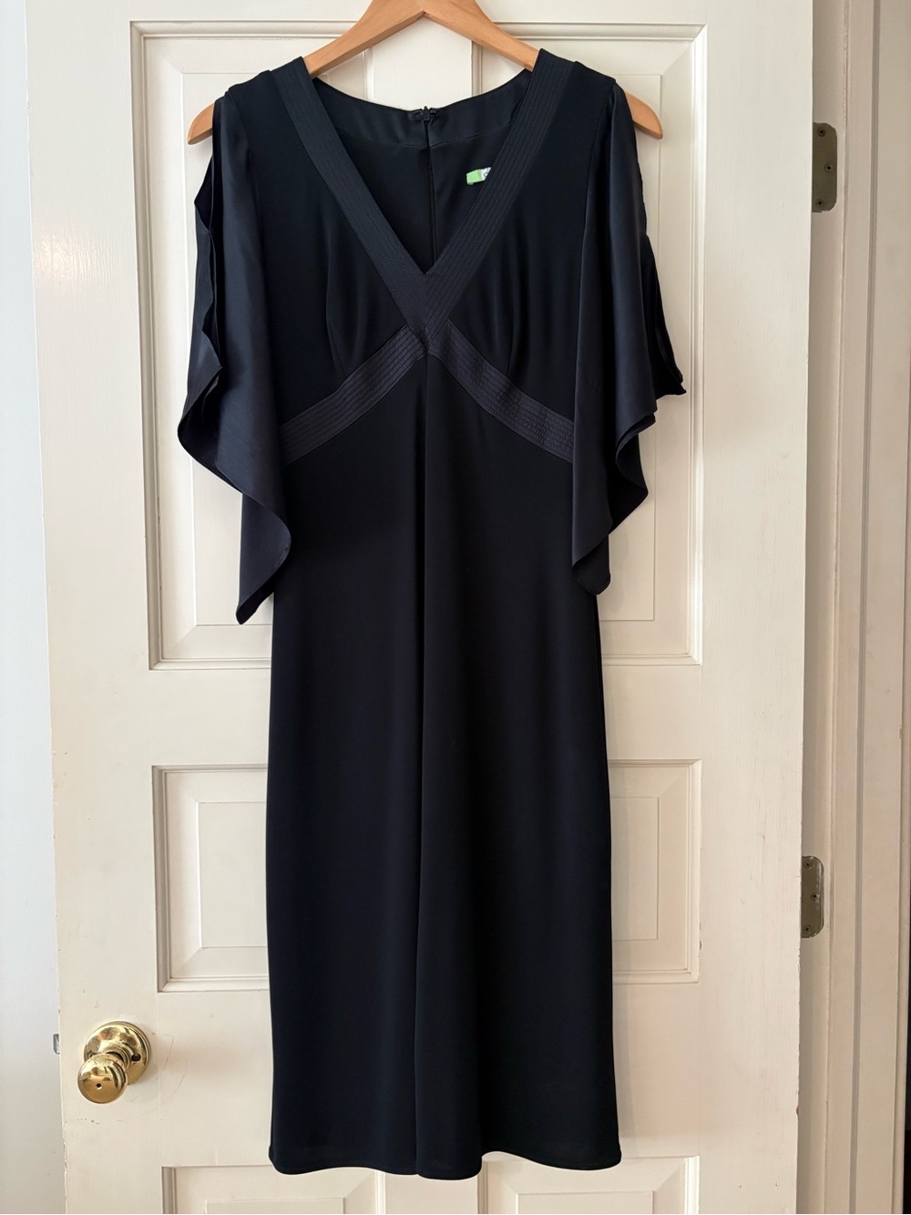 Citrine Elegant Black Cold-Shoulder Dress size 4